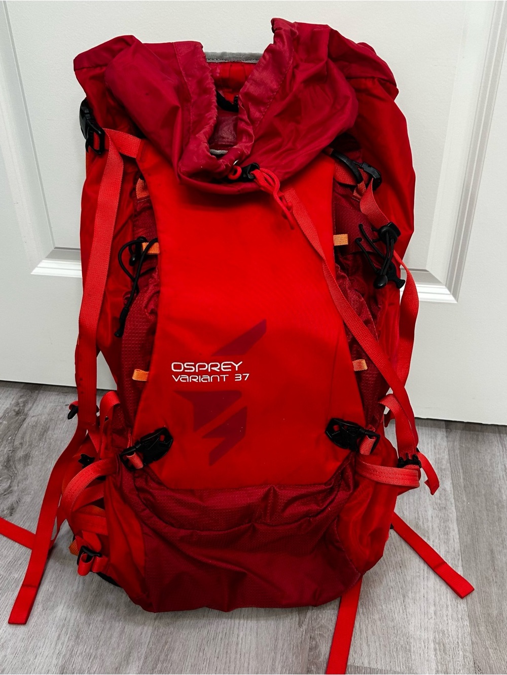 Osprey Variant 37 red technical climbing backpack large size